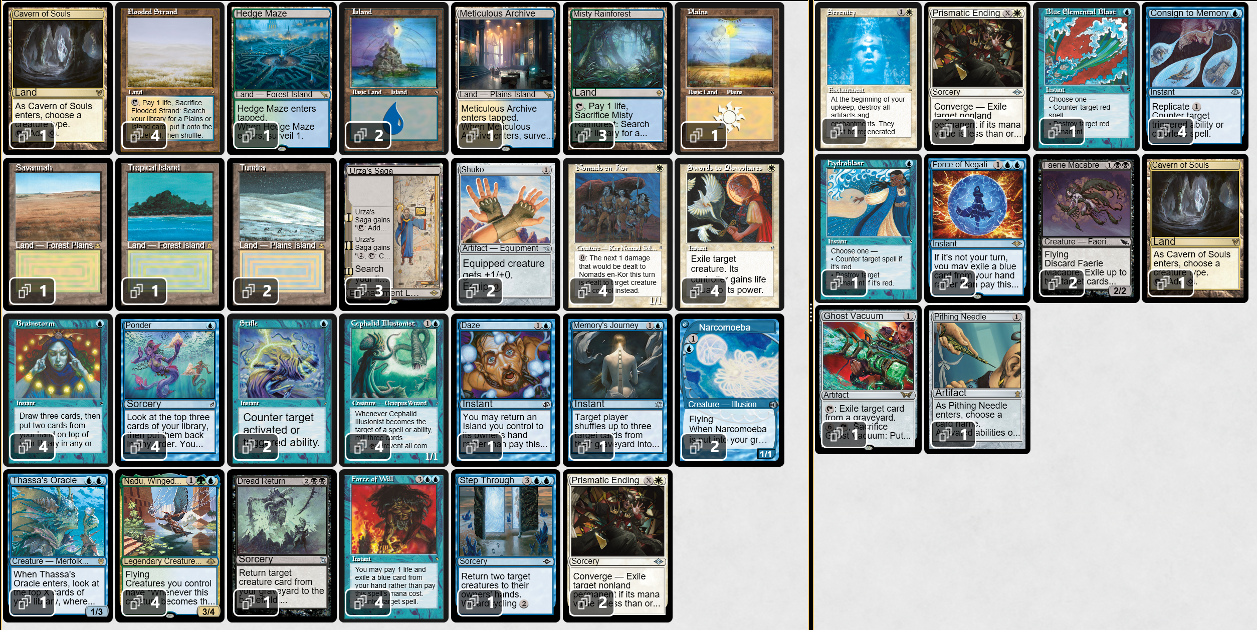 MTG 絶版デッキ クイックスタートデッキ 黒焔の秘石・瑠璃の樹海 ｜ Z/X